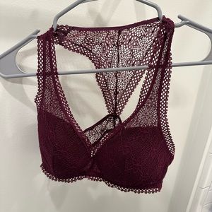 Maroon bralette from Victorias Secret!